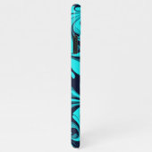 Turquoise Marble iPhone Hoesje (Rechterkant)