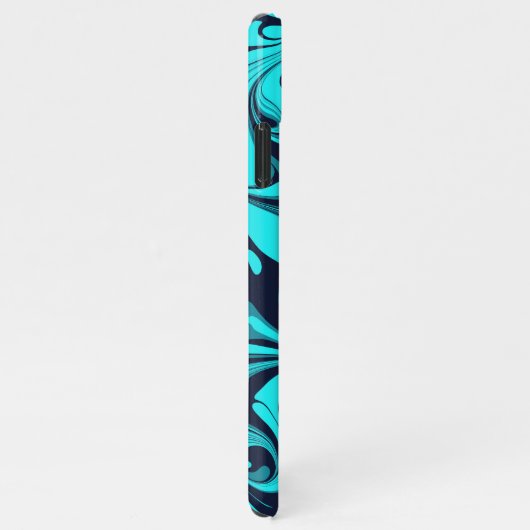 Turquoise Marble iPhone Hoesje (Rechterkant)