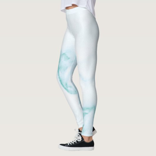 Turquoise Marble Leggings (Links)