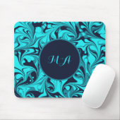 Turquoise Marble Muismat (Met muis)