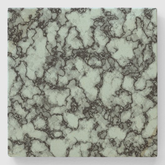 Turquoise Marble Pattern Stenen Onderzetter (Voorkant)