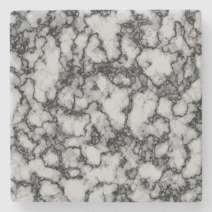 Turquoise Marble Pattern Stenen Onderzetter