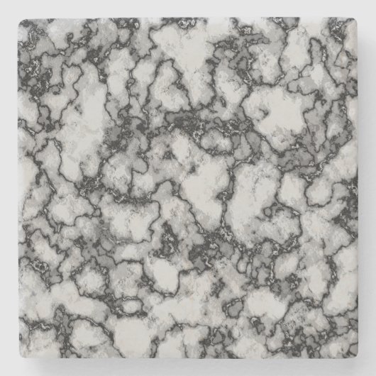 Turquoise Marble Pattern Stenen Onderzetter (Voorkant)