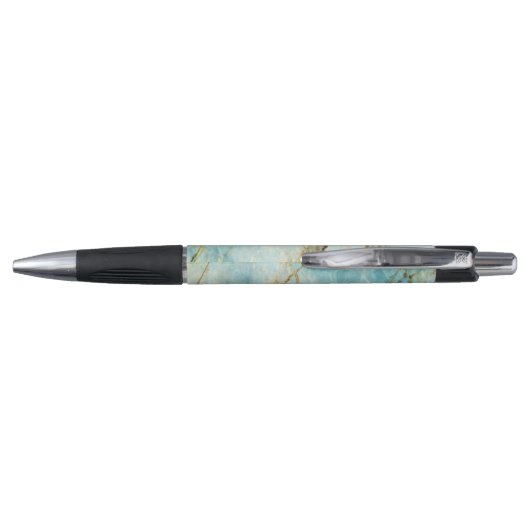 Turquoise Marble Pen (Achterkant)