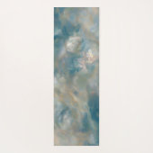 Turquoise Marble Swirl Pattern Yogamat (Achterkant)