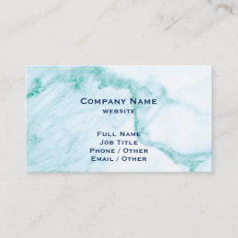 Turquoise Marble Visitekaartje