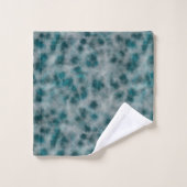 Turquoise Marmer abstract Bad Handdoek (Wasdoekje)