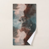 Turquoise Marmer abstract Bad Handdoek (Handdoek)