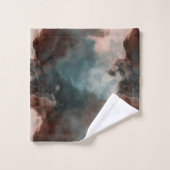 Turquoise Marmer abstract Bad Handdoek (Wasdoekje)