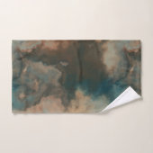 Turquoise Marmer abstract Bad Handdoek (Handdoek)