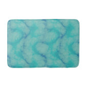 Turquoise marmer badmat (Voorkant)