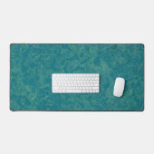 Turquoise marmer bureaumat (Keyboard & Muis)