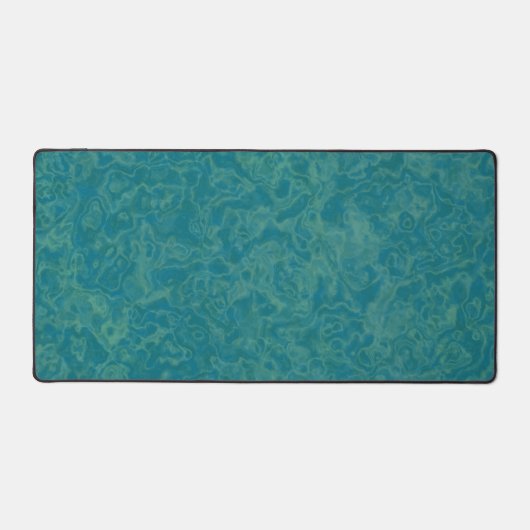 Turquoise marmer bureaumat (Voorkant)