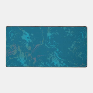 Turquoise marmer bureaumat