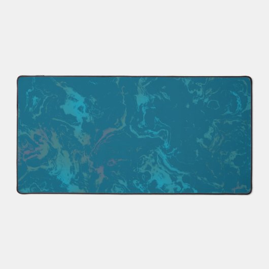 Turquoise marmer bureaumat (Voorkant)