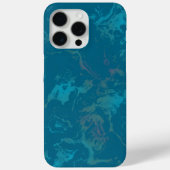 Turquoise marmer Case-Mate iPhone case (Achterkant)