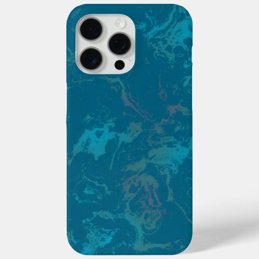 Turquoise marmer Case-Mate iPhone case (Achterkant)