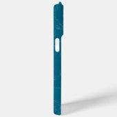 Turquoise marmer Case-Mate iPhone case (Achterkant / Rechts)