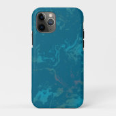 Turquoise marmer Case-Mate iPhone case (Achterkant)