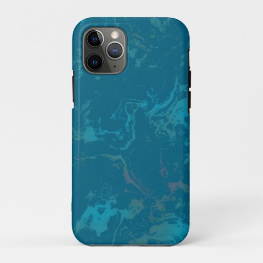 Turquoise marmer Case-Mate iPhone case (Achterkant)