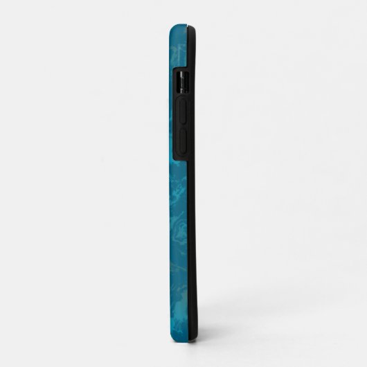 Turquoise marmer Case-Mate iPhone case (Achterkant/links)