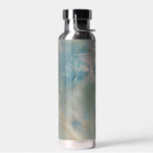 Turquoise Marmer Draai Patroon Waterfles (Links)