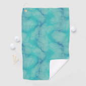 Turquoise marmer golfhanddoek (Insitu)
