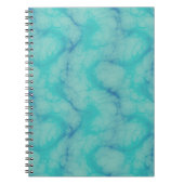 Turquoise marmer notitieboek (Voorkant)