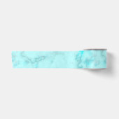 Turquoise marmer satijnen lint (Voorkant)