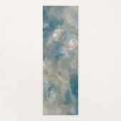 Turquoise Marmer Spiraalpatroon Yogamat (Voorkant)