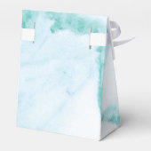 Turquoise marmeren geschenkdoos bedankdoosjes (Achterkant)