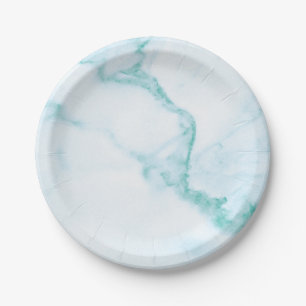 Turquoise marmeren papier Bord
