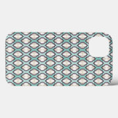 Turquoise Marokkaans patroon Case-Mate iPhone Case (Achterkant (horizontaal))