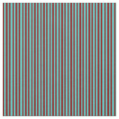 Turquoise & Maroon Pattern Stof (Close Up)