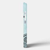 Turquoise Mehndi Motif iPad Air Case (Achterkant / Links)