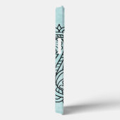 Turquoise Mehndi Motif iPad Air Case (Achterkant / Rechts)