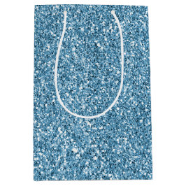Turquoise Mermaid Glitter         Medium Cadeauzakje