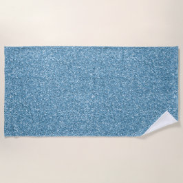 Turquoise Mermaid Glitter Strandlaken