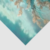 Turquoise Mermaid of the Sea decoupage paper v1 Tissuepapier (Detail)