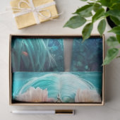 Turquoise Mermaid of the Sea decoupage paper v2 Tissuepapier (Geschenk)