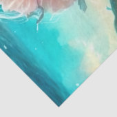 Turquoise Mermaid of the Sea decoupage paper v2 Tissuepapier (Detail)