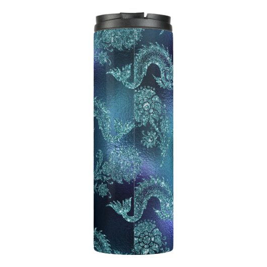 Turquoise  Mermaid Thermosbeker (Achterkant)