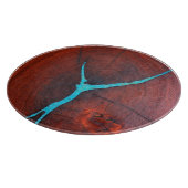 Turquoise & Mesvrij Glass Cutting Board 12" Snijplank (Hoek)