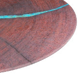 Turquoise & Mesvrij Glass Cutting Board 12" Snijplank (Hoek)