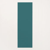 Turquoise Metallic Abstracte Basket Weave Chic Yogamat (Achterkant)