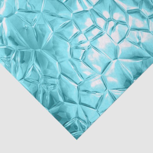 Turquoise, metallisch, mooi, elegant, modern, tren tissuepapier (Detail)