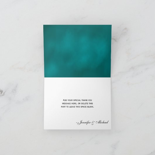 Turquoise Metselwerkpot Vuurvliegjes Trouw Bedankt (Binnen)