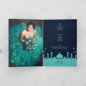 Turquoise Midnight Blue Arabian Nights Quinceañera (Binnen)