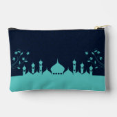 Turquoise Midnight Blue Arabian Nights Quinceañera Etui (Achterkant)