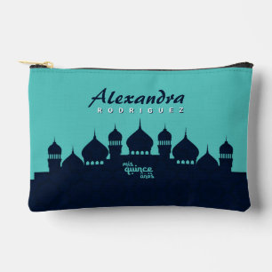 Turquoise Midnight Blue Arabian Nights Quinceañera Etui